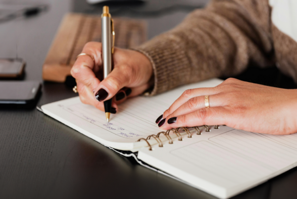 Person Journaling her accident documentation