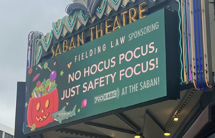 KABC Saban Theater marquee