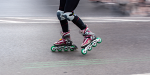 rollerblading on streets