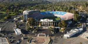 Rose Bowl game stadium in pasadena