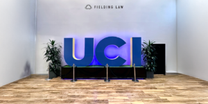 UC Irvine’s logo at UC Irvine’s Anteater Mock Trial