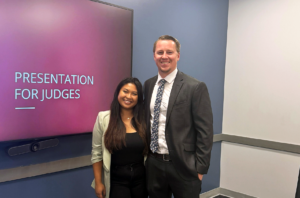 Kris and Julie at UC Irvine’s Mock Trial