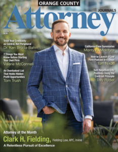 Attorney Journals cover featuring Clark Fielding