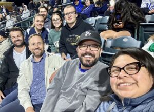 Part of the Fielding Law team at the UCI vs UCLA Baseball game