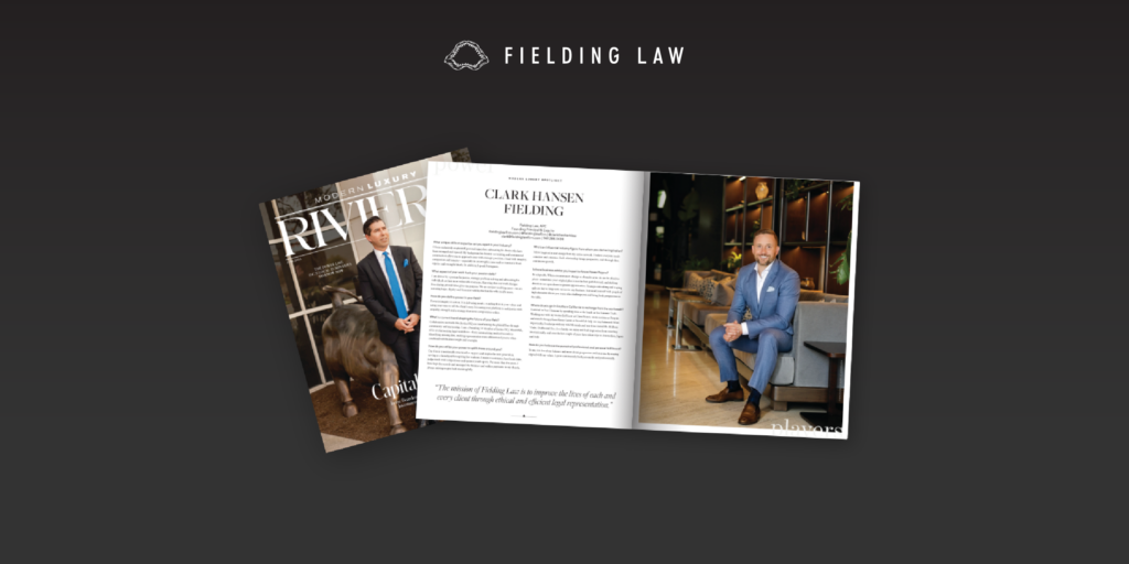 Clark Fielding Riviera Magazine Feature