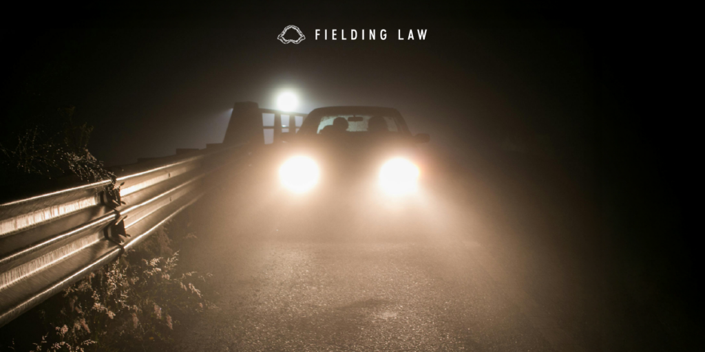 blinding bright headlights