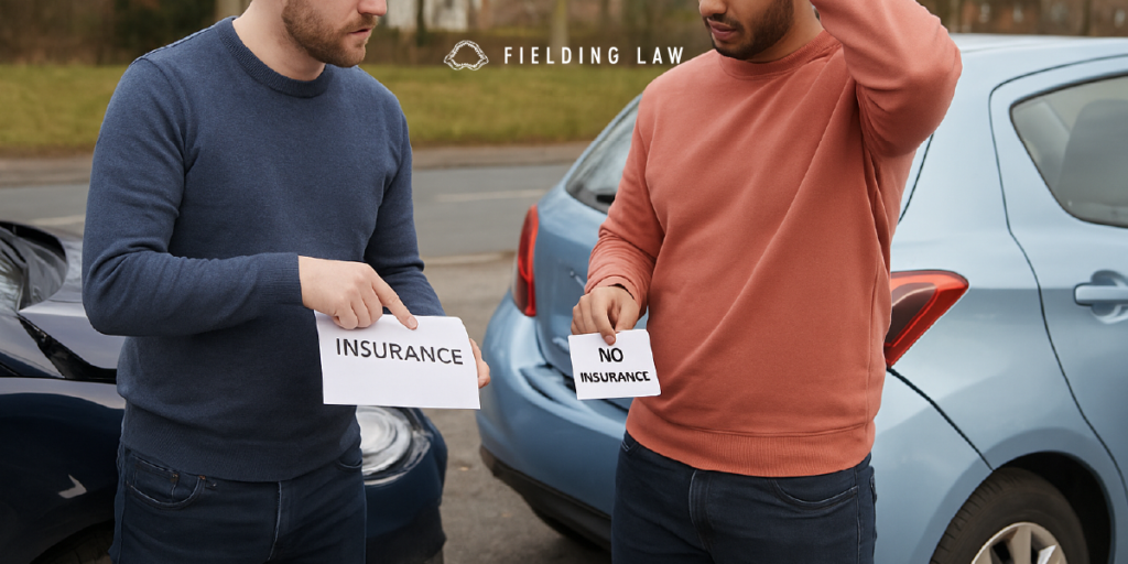two people exchanging insurance