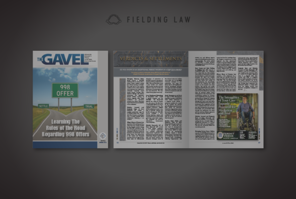 OCTLA The Gavel magazine article about negligent security lawyer