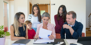 A family and attorney speaking about an injured minor