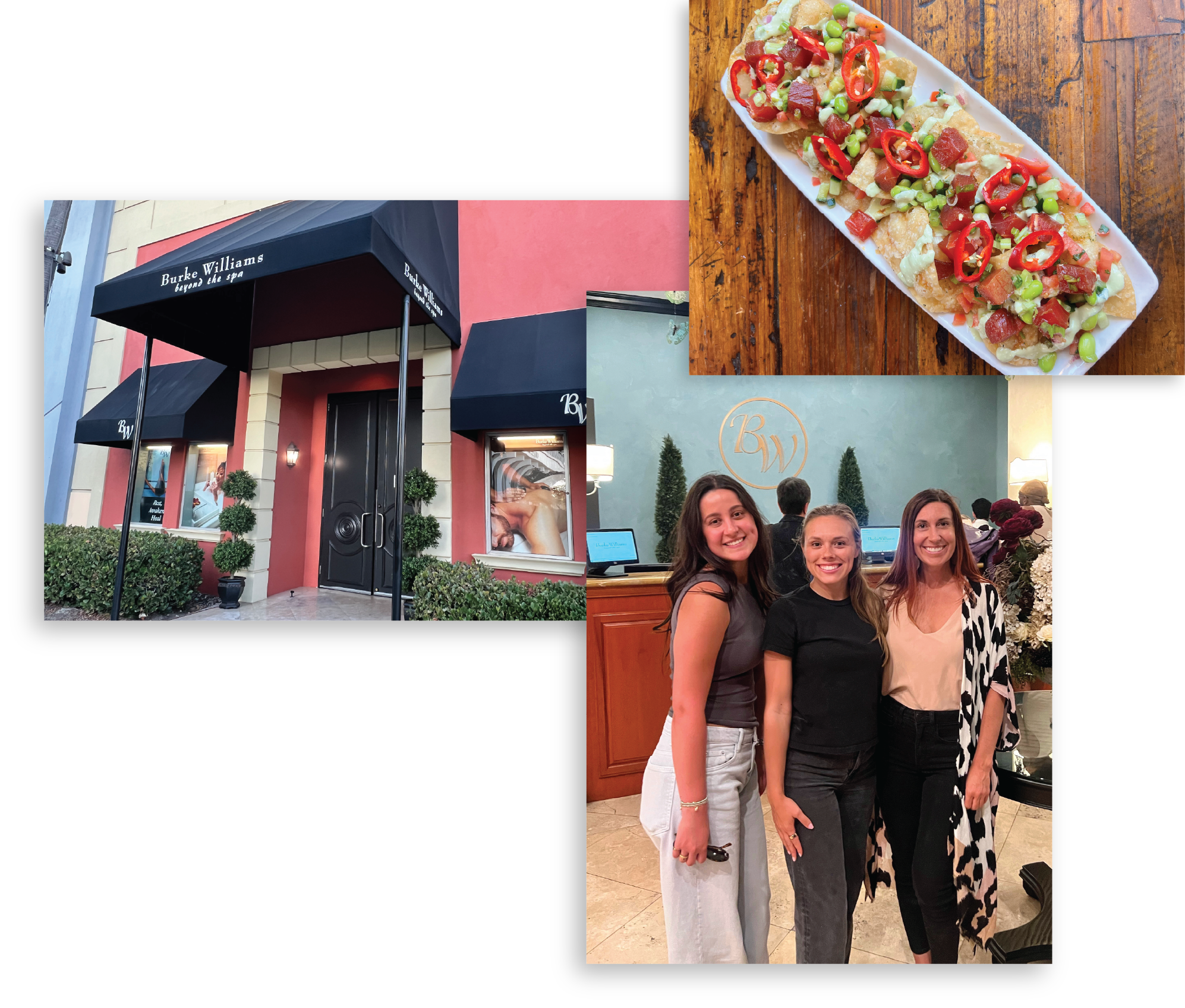 Our case managers at Burke Williams for a massage and Lunch and Finney's