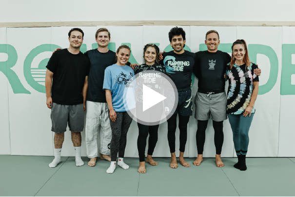Fielding Law team at Rolling Tides team bonding self-defense class
