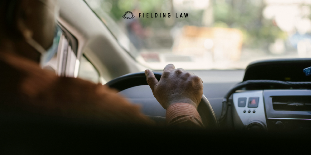 rideshare driver view from backseat