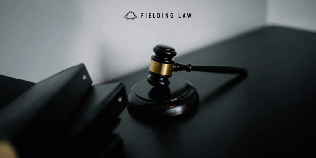 gavel on a table