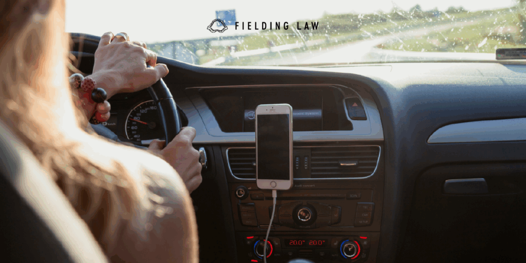 person driving for a rideshare service