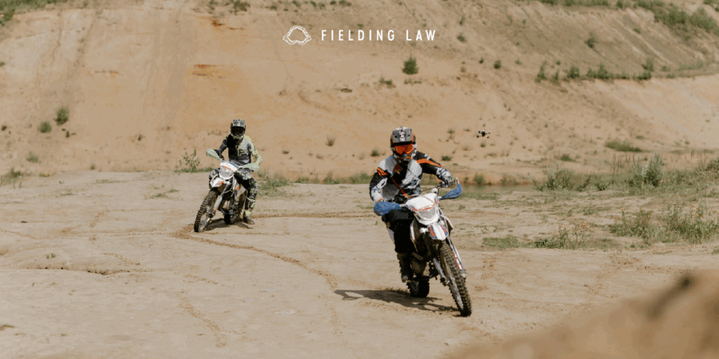 dirt bikes in the desert