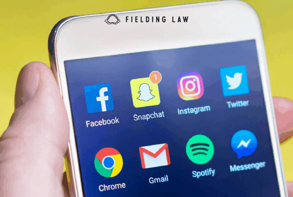 Phone with social media apps