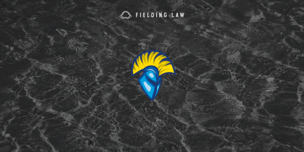 Westcliff Warrior icon on water background