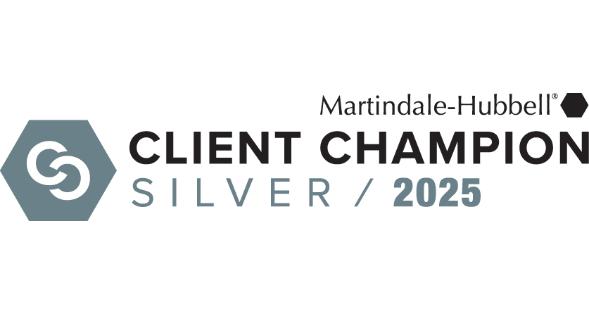 Martindale Client Champion Silver 2025
