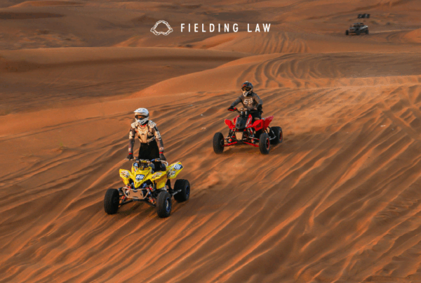 ATVs in the desert