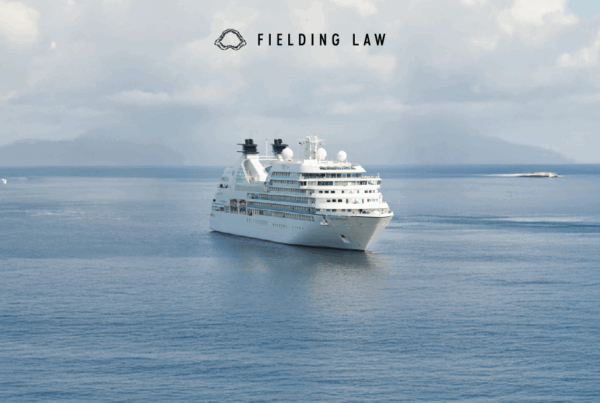 cruise ship in the ocean