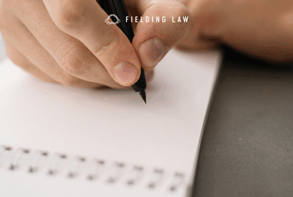 person making a list