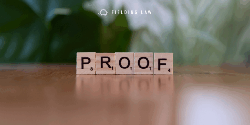 proof spelled out in gaming tiles