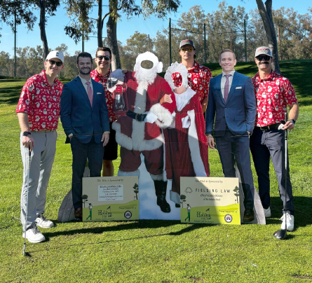 Ryan Cooper and other golfers at holiday hack