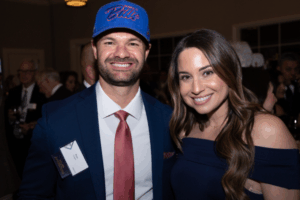 Ryan and his wife and installation gala