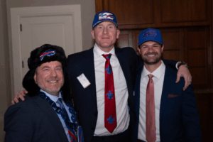 Ryan with a few people at the Installation Gala