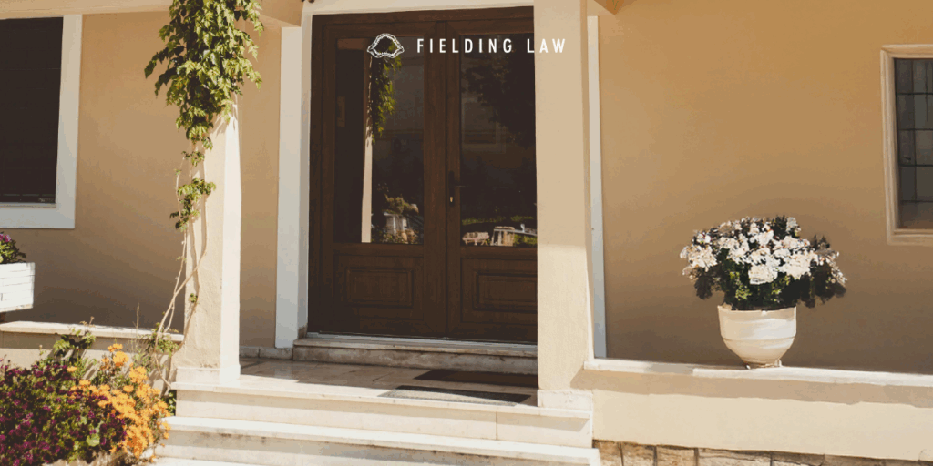 front door of a home