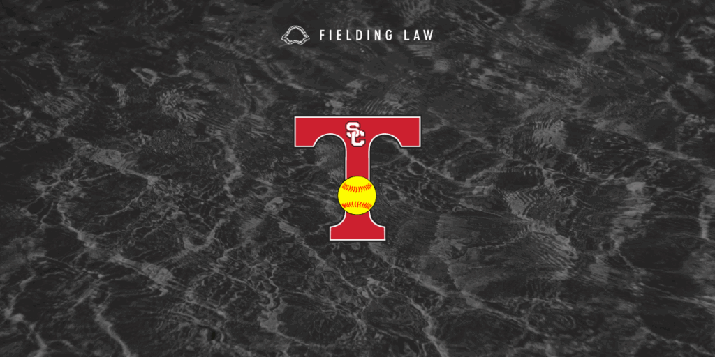 Water background with SCHS Girls Softball Logo