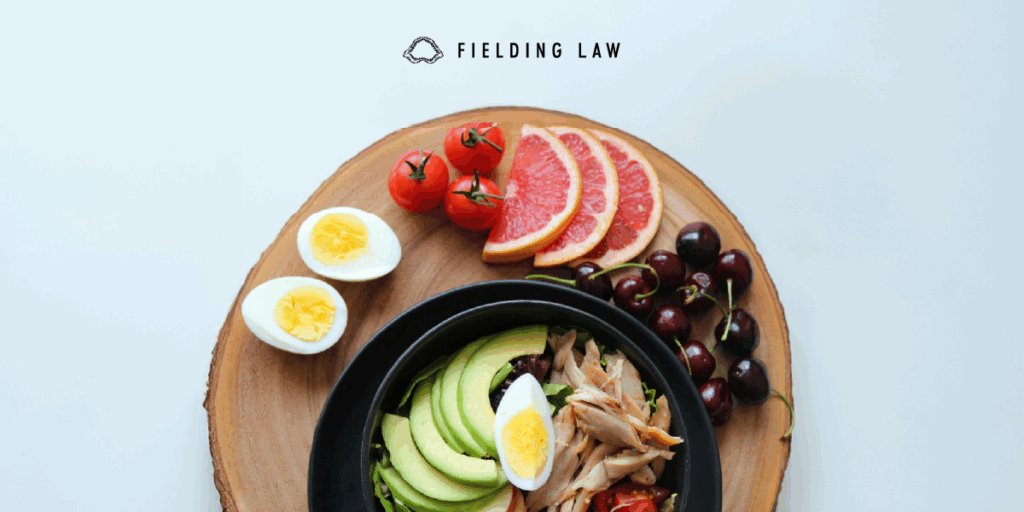 place of food on a table