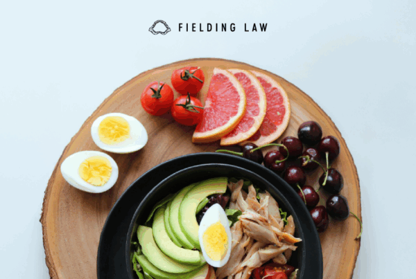 place of food on a table