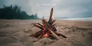 bonfire on the beach