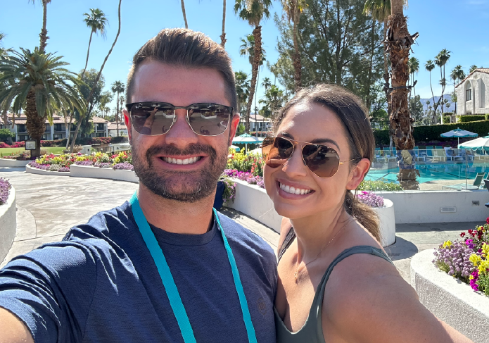 Ryan Cooper and his wife at the CAOC Seminar