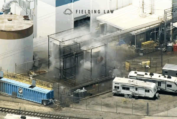 Garden Grove aerospace facility chemical tank spewing