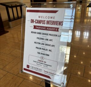 Fielding Law Meets The Next Generation at Chapman OCI